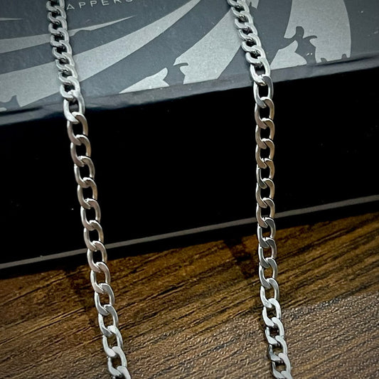 2mm Silver Light weight Link Neck Chain For Men