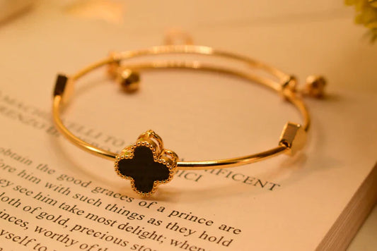 Golden Plated flower Bracelet for Girls/Women
