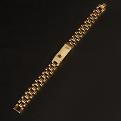 Golden RLX Crown Jubilee Bracelet