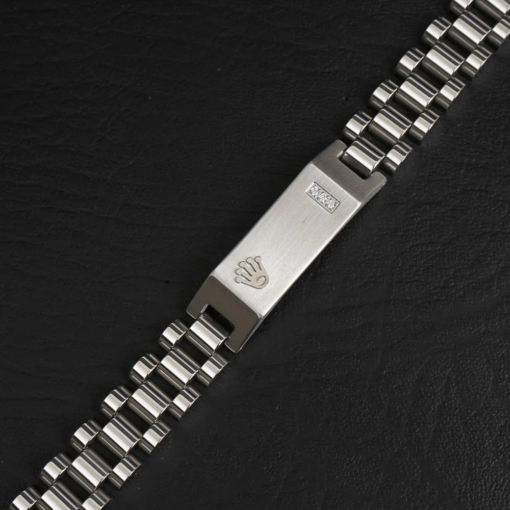 Silver RLX Crown Jubilee Bracelet