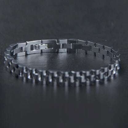 Silver RLX Plain Bracelet