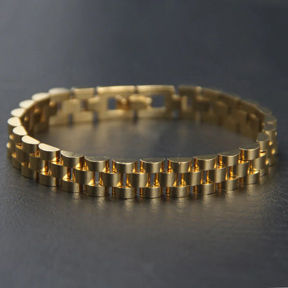 Golden RLX Plain Bracelet