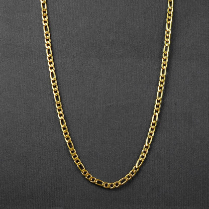 8mm Golden Figaro Neck Chain For Men