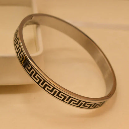 Luxury Fancy Stainless Steel Versace Bangle for Girls/Women
